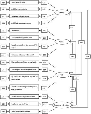 Adaptation and psychometric evaluation of the Chinese version of the functional assessment of chronic illness therapy spiritual well-being scale among Chinese childhood cancer patients in China